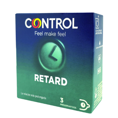 CONTROL Preservativo Retardante X3 Unidades