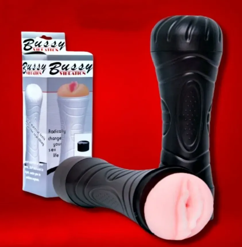 [11055] Masturbador Masculino con Vibrador Diseño Vagina