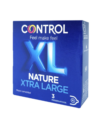 [10005] CONTROL Preservativo Nature Xtra Large X3 Unidades