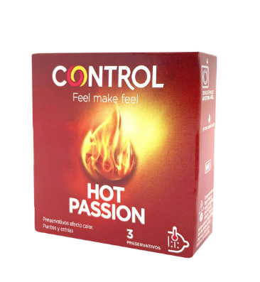 [10006] CONTROL Preservativo Hot Passion X3 Unidades
